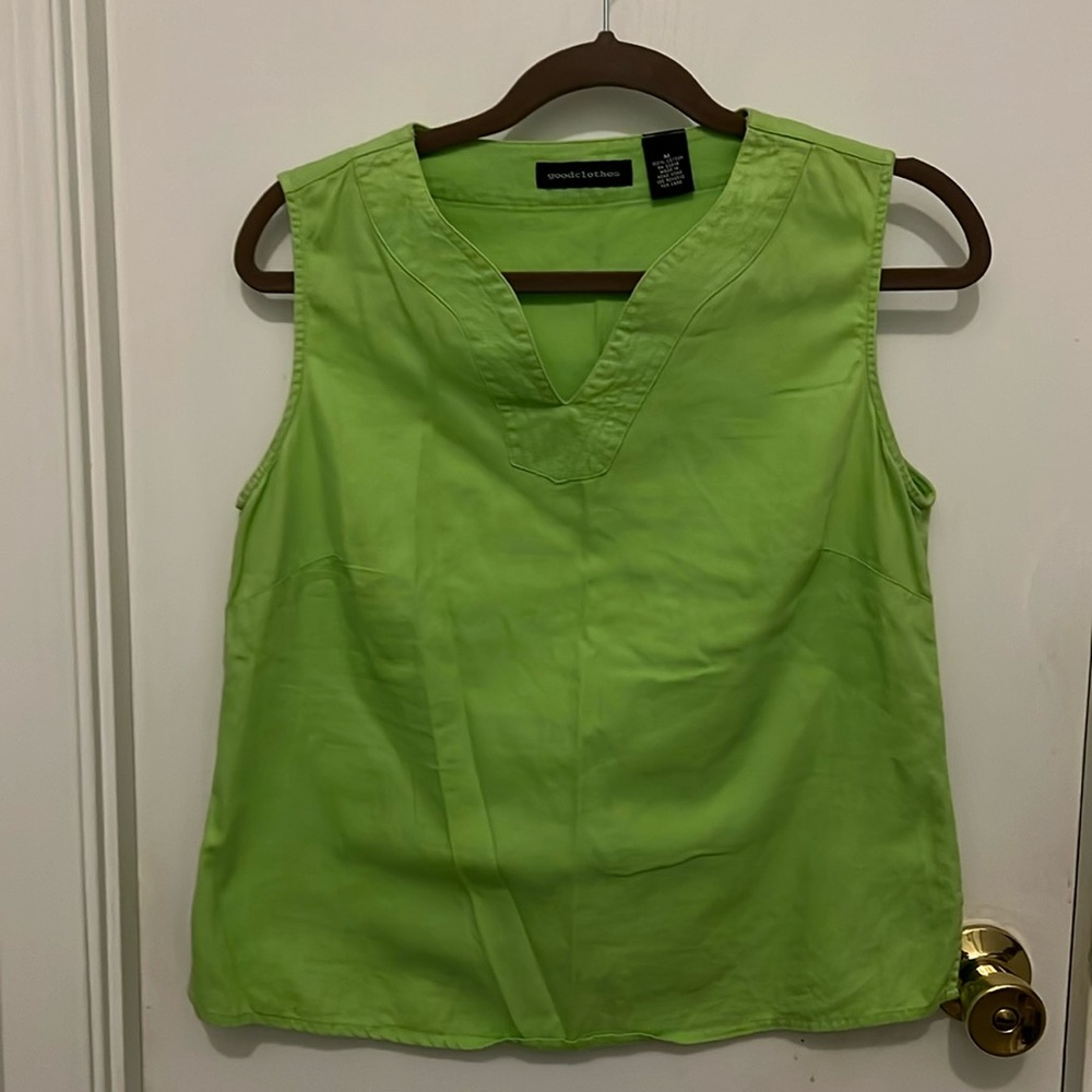 Summer green tank